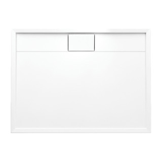 BROOKLYN akrylowy brodzik prysznicowy prostokątny, 80x100cm - biały połysk