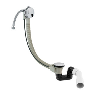 Syfon wannowy OMNIRES CGS, przelewowo-odpływowo-napełniający - chrom 