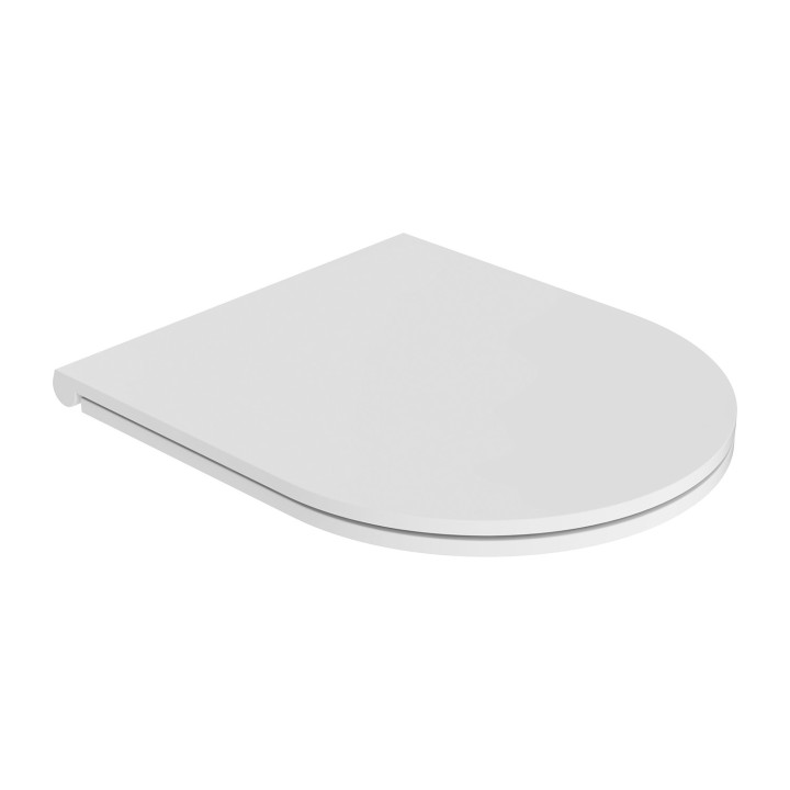 wolnoopadająca deska toaletowa OMNIRES OTTAWA - biały połysk