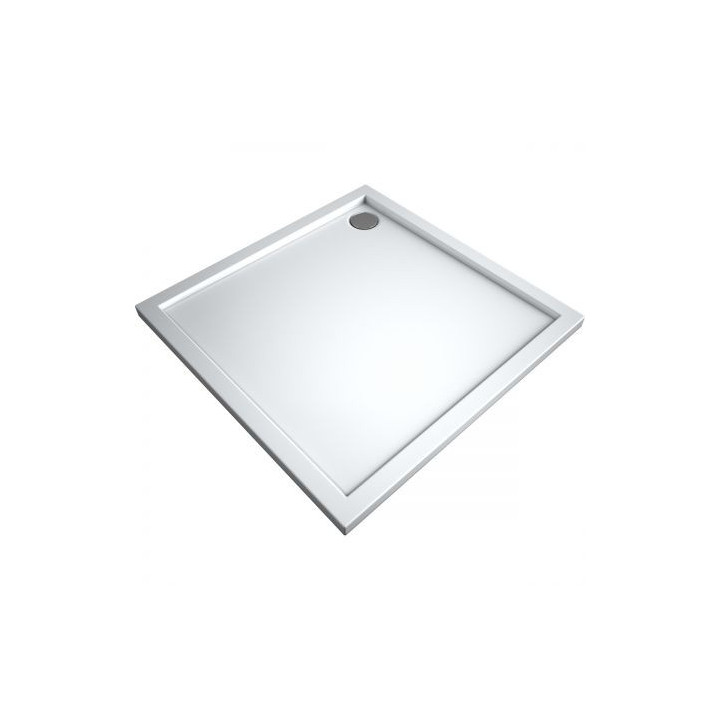 Oltens Superior brodzik kwadratowy 90x90 cm akrylowy - biały