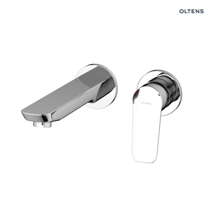 Oltens Vernal bateria umywalkowa podtynkowa kompletna - chrom