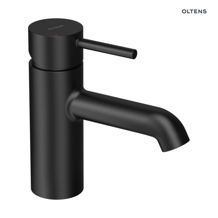 Oltens Molle bateria umywalkowa stojąca - czarny mat