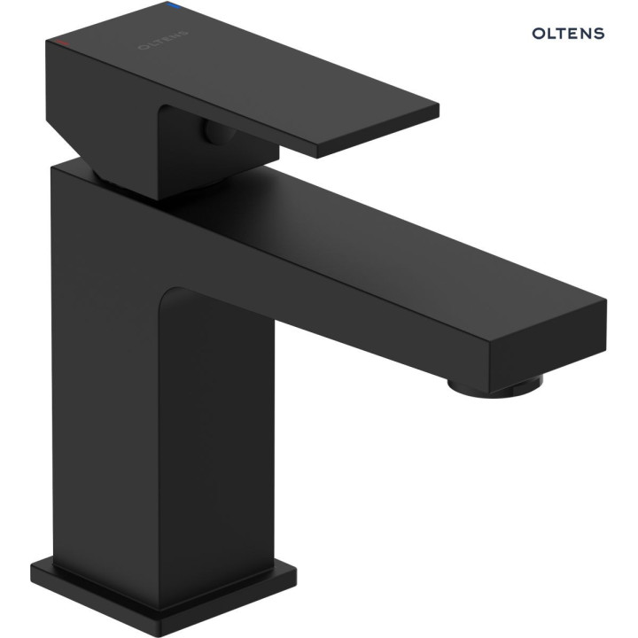 Oltens Gota bateria umywalkowa stojąca - czarny mat