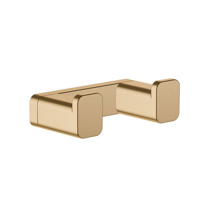 Wieszak pojedynczy Hansgrohe AddStoris, ścienny, złoty optyczny polerowany