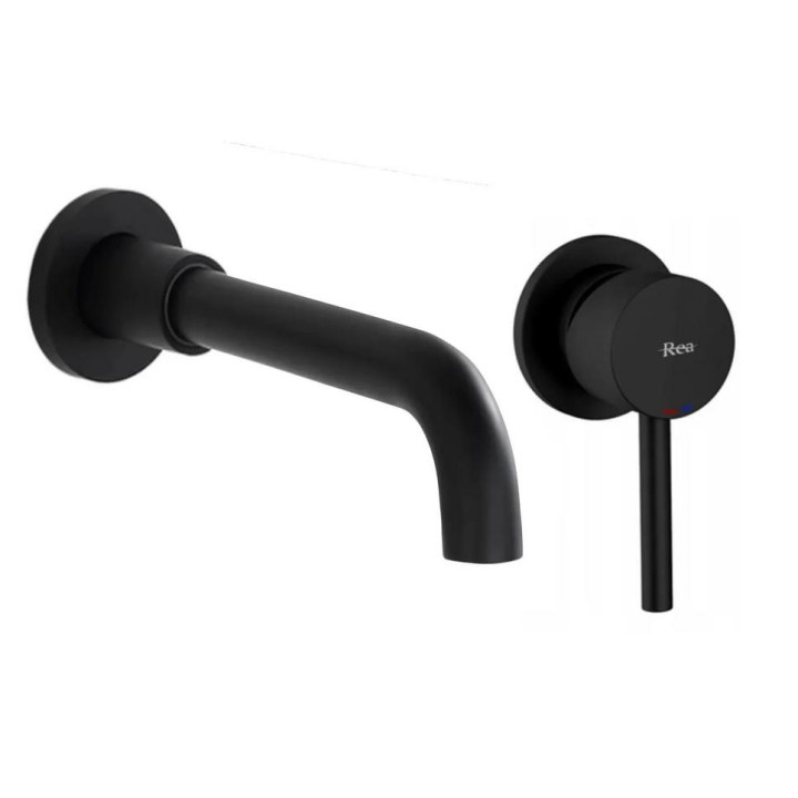 Bateria umywalkowa podtynkowa REA Lungo - złota