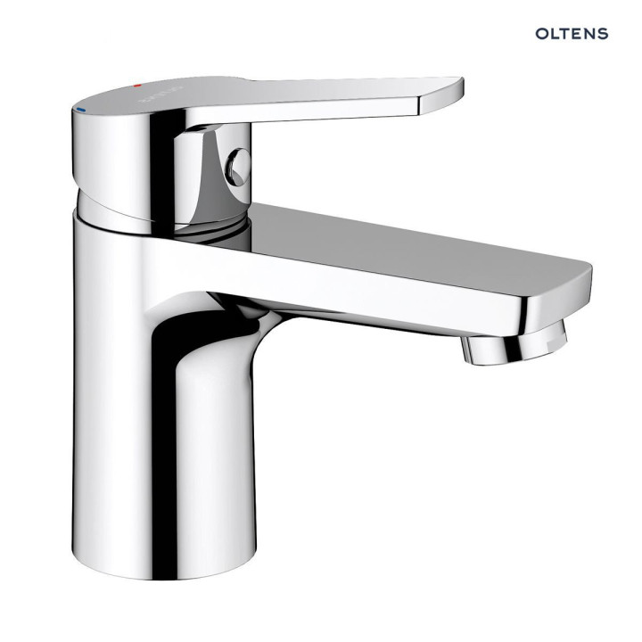 Oltens Jog bateria umywalkowa stojąca niska - chrom