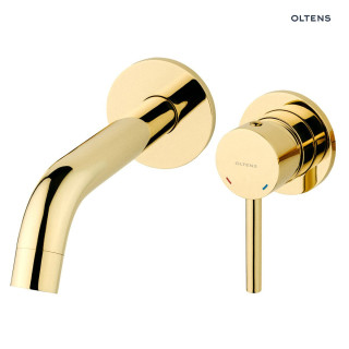 Oltens Molle bateria umywalkowa podtynkowa - złota
