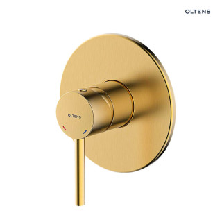 Oltens Molle baterie prysznicowa podtynkowa - złoto szczotkowane