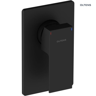 Oltens Gota bateria prysznicowa podtynkowa kompletna - czarny mat