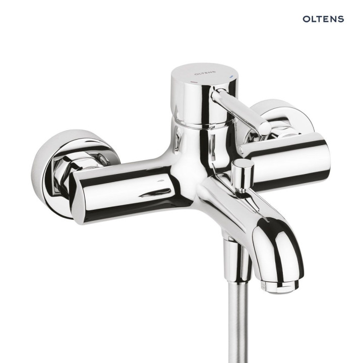 Oltens Molle bateria wannowo-prysznicowa ścienna - chrom