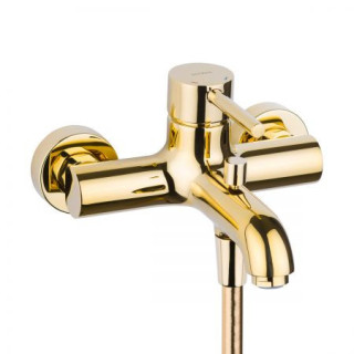 Oltens Molle bateria wannowo-prysznicowa ścienna - złota 