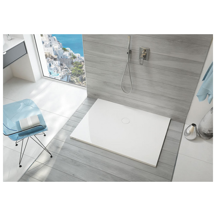 Sanplast Open Mineral Brodzik prostokątny 80x100x1,5 cm biały