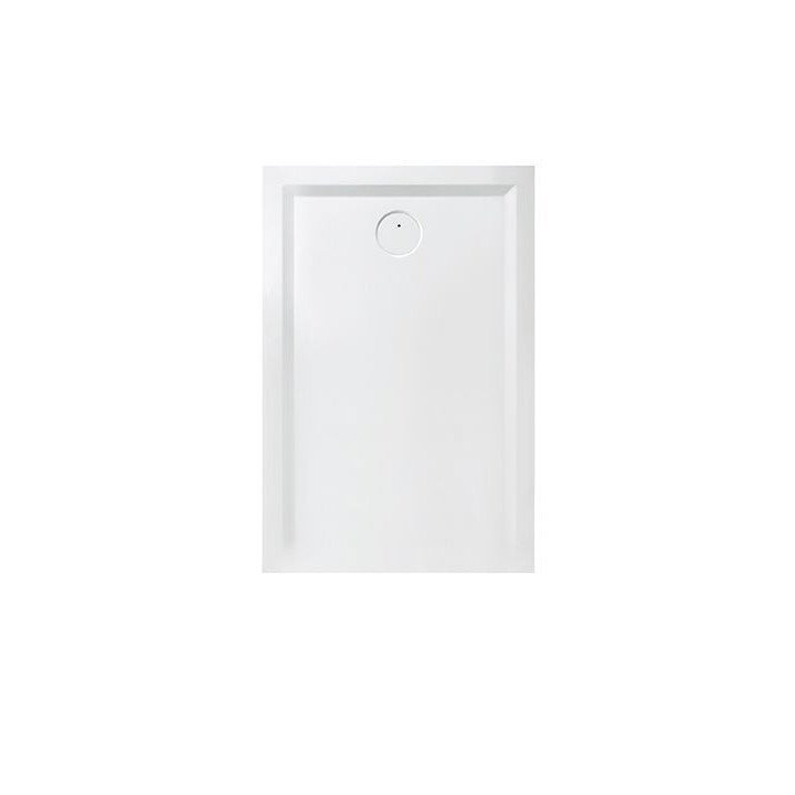 Brodzik prostokątny Sanplast  Structure Mineral B-M/STRUCTURE 80x130x1,5 biew - biały