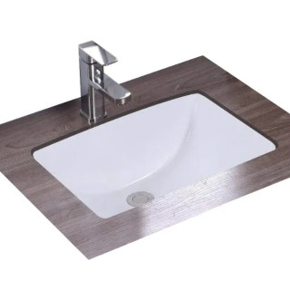 Umywalka podblatowa REA ADELA 46x33cm - śnieżnobiały