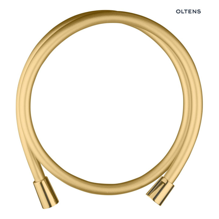 Zestaw prysznicowy Oltens Driva EasyClick Gide - złoty połysk/biały