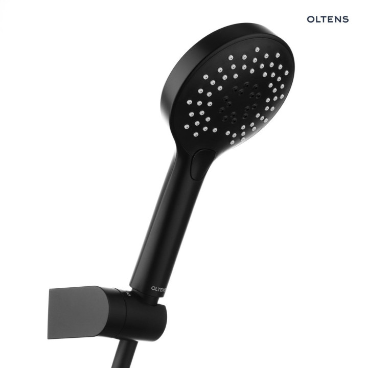 Oltens Driva EasyClick Gide zestaw prysznicowy - czarny mat 