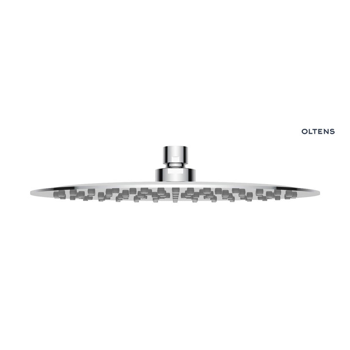 Zestaw Oltens Vindel Lagan deszczownica 25 cm okrągła z ramieniem ściennym - chrom