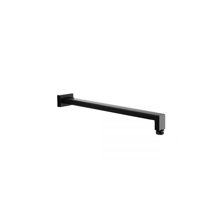 Zestaw Oltens Vindel (S) Lagan (S) deszczownica 30 cm kwadratowa z ramieniem ściennym - czarny mat