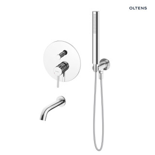Zestaw Oltens Molle zestaw wannowo-prysznicowy podtynkowy - chrom