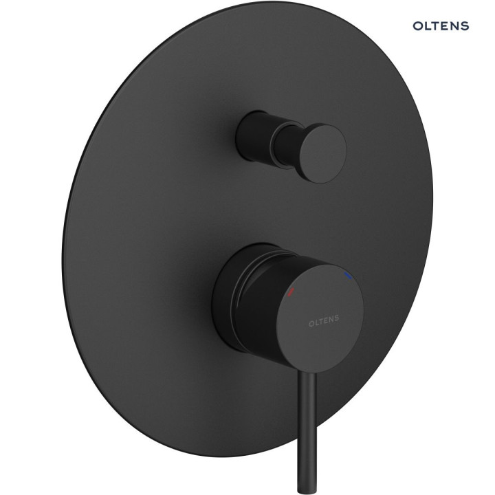 Zestaw Oltens Molle zestaw wannowo-prysznicowy podtynkowy - czarny mat