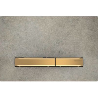 Przycisk Geberit Sigma 01 uruchamiający przedni do spłuczek podtynkowych UP300 i 320 EDELMESSING