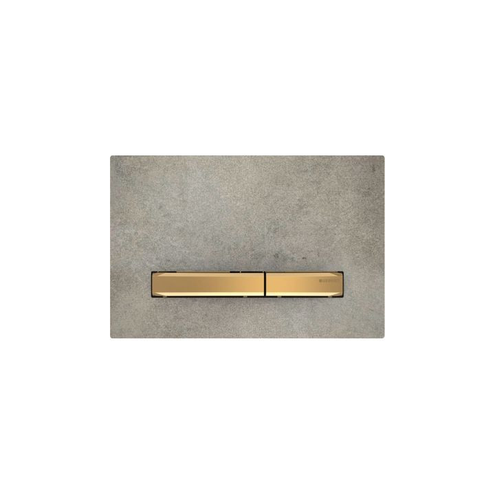 Przycisk Geberit Sigma 01 uruchamiający przedni do spłuczek podtynkowych UP300 i 320 EDELMESSING