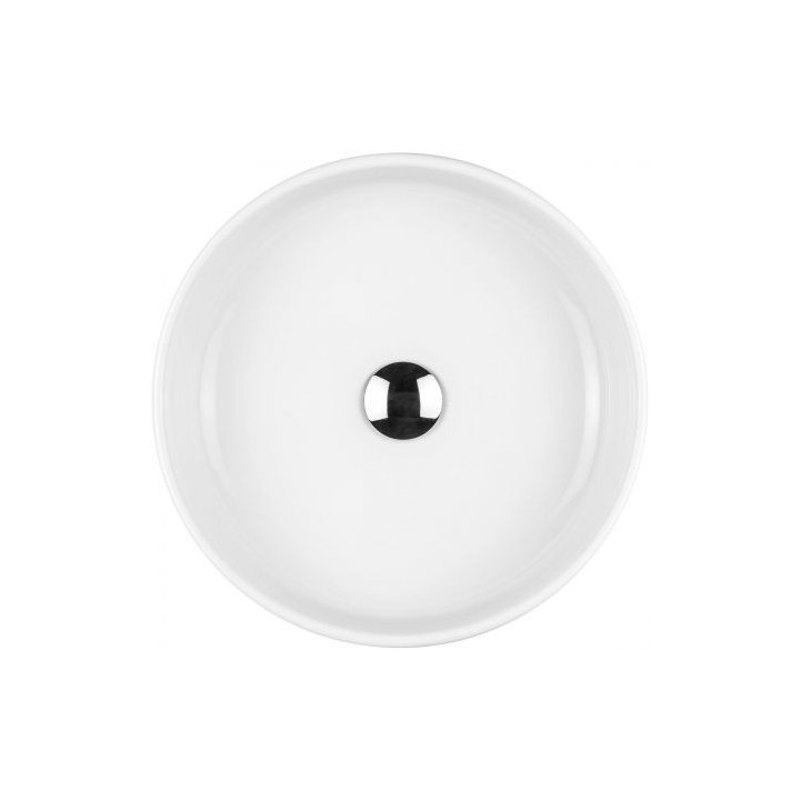 Oltens Fossa umywalka 40 cm nablatowa - biała