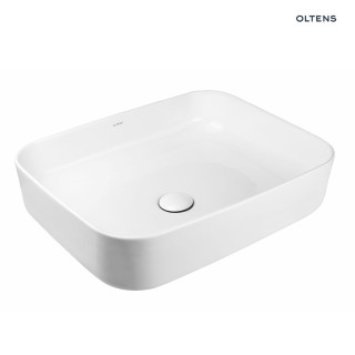 Oltens Hadsel umywalka 50x40 cm nablatowa - biała