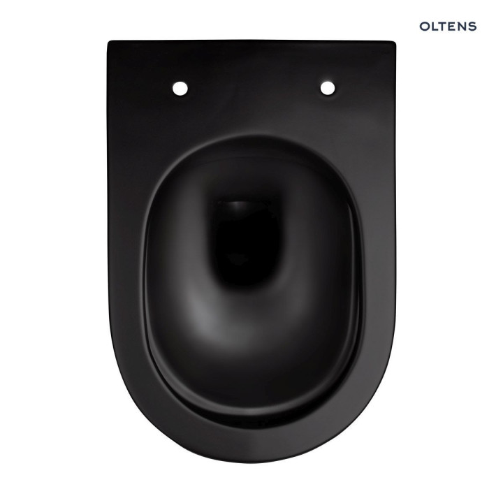 Oltens Hamnes miska wisząca WC PureRim - czarny mat