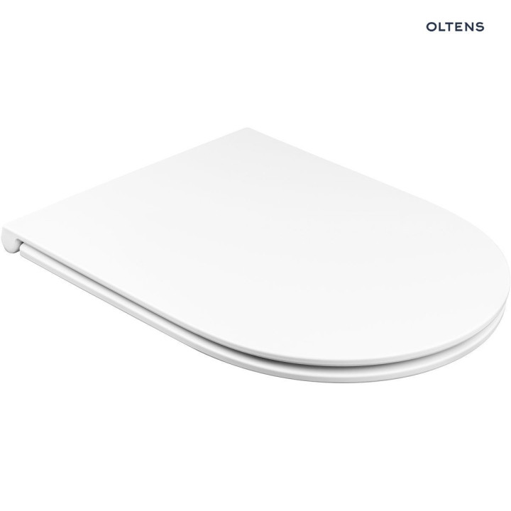 Oltens Jog deska sedesowa twarda wolnoopadająca Slim - biała