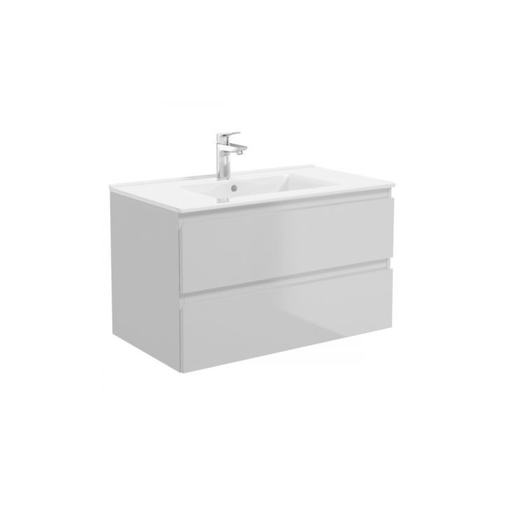 Oltens Vernal szafka podumywalkowa wisząca 60 cm 2S szary mat