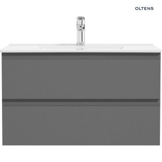 Oltens Vernal szafka 80 cm podumywalkowa wisząca - grafit