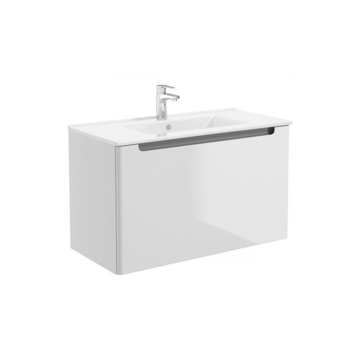 Oltens Jog umywalka z szafką 80 cm - biała