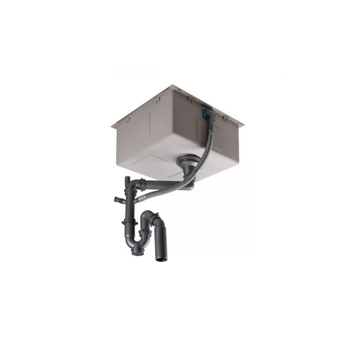 Oltens Stalvask zlew stalowy 1 komorowy 44x44 cm stal szlachetna polerowana