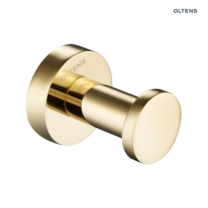 Oltens Gulfoss haczyk na ręcznik - czarny mat