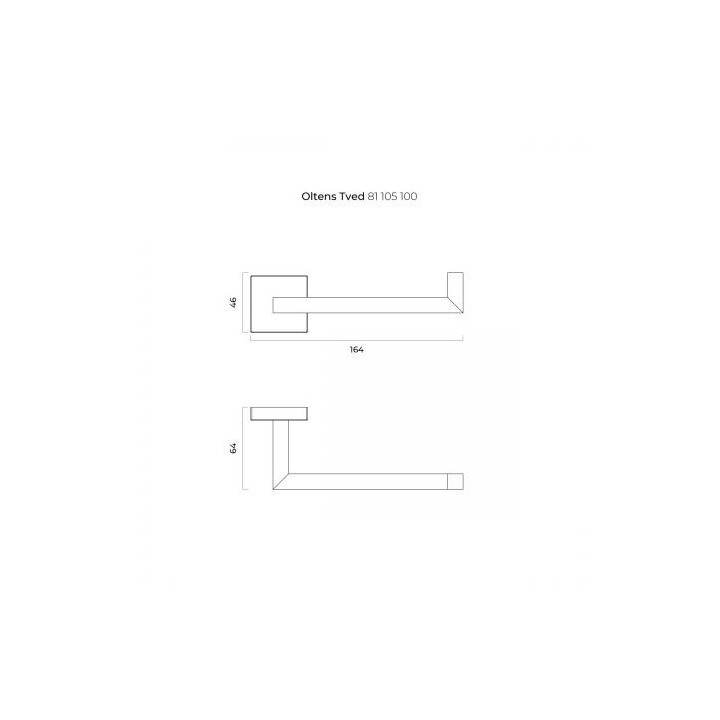 Oltens Tved uchwyt na papier toaletowy - chrom