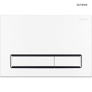 Oltens Torne przycisk spłukujący do WC - biały/chrom 