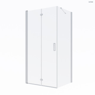 Oltens Trana kabina prostokątna 80x100 cm drzwi otwierane