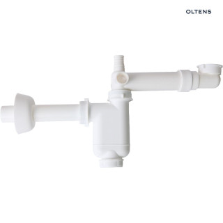 Oltens Jens syfon umywalkowy teleskopowy oszczędzający miejsce - biały
