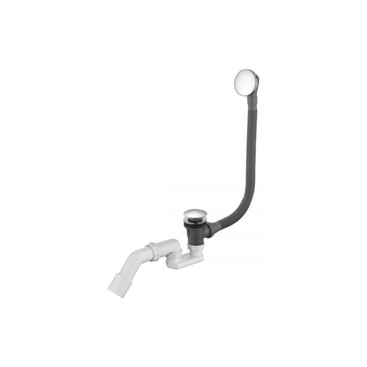 Oltens Fusa syfon wannowy klik-klak - chrom