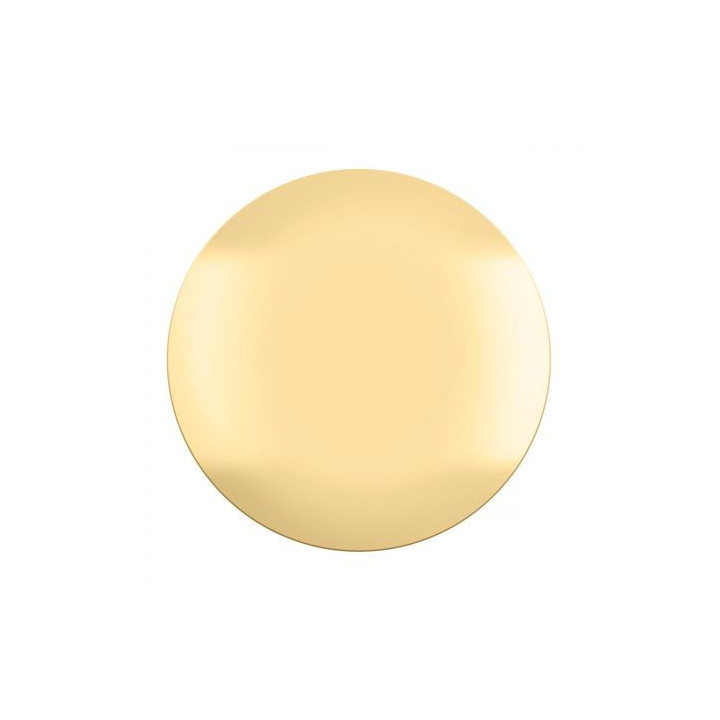 Oltens Rovde korek do umywalki klik klak okrągły bez przelewu G1 1/4 - złoty