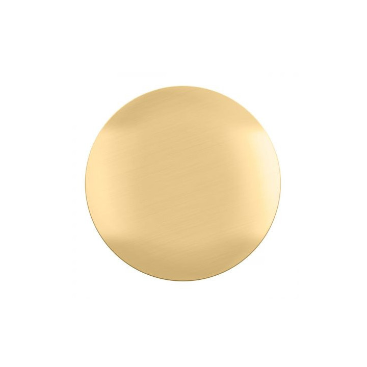 Oltens Rovde korek do umywalki klik klak okrągły bez przelewu G1 1/4 - złoto szczotkowane