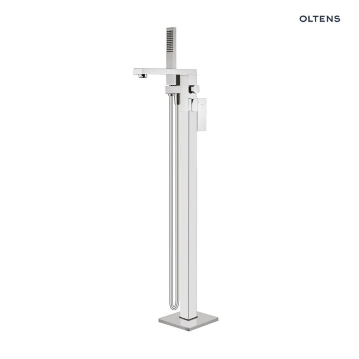 Oltens Gota bateria wannowo-prysznicowa kompletna wolnostojąca - chrom
