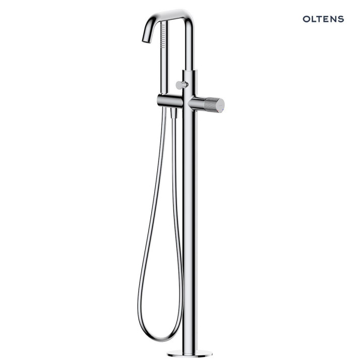 Oltens Hamnes bateria wannowo-prysznicowa wolnostojąca - chrom 