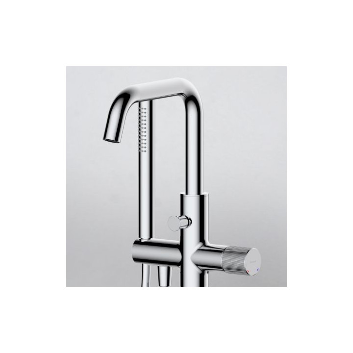 Oltens Hamnes bateria wannowo-prysznicowa wolnostojąca - chrom 