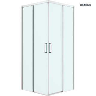 Oltens Breda kabina prysznicowa kwadratowa  90x90 cm przesuwna - chrom