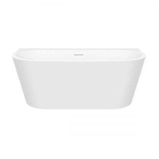 Oltens Hulda wanna wolnostojąca przyścienna 160x75 cm akrylowa - biała