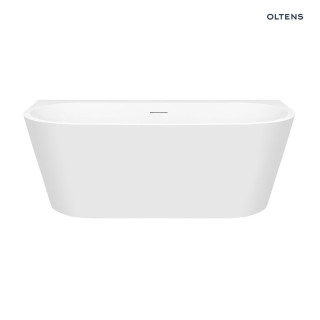 Oltens Hulda wanna wolnostojąca przyścienna 170x80 cm akrylowa - biały połysk