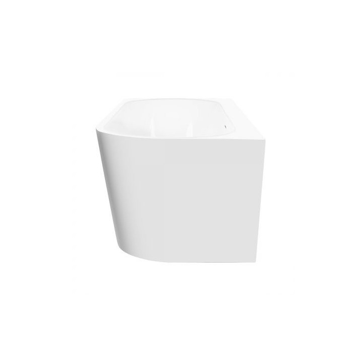 Oltens Hulda wanna narożna 170x80 cm lewa akrylowa - biały połysk