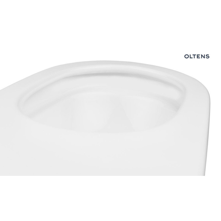 Oltens Hamnes Kort miska WC wisząca PureRim - biała 